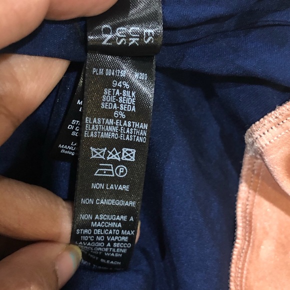 LA PERLA Silk Colorblock Slip Dress Short Nightie - Picture 10 of 11